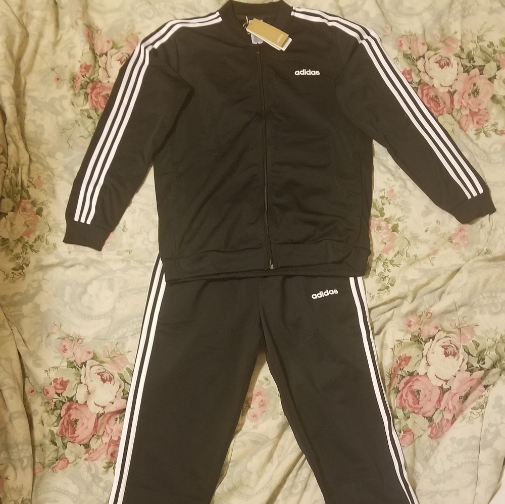 NWT Adidas 3-Stripes Track Suit